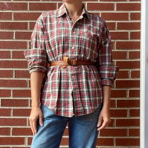 Lord and Taylor plaid flannel shirt